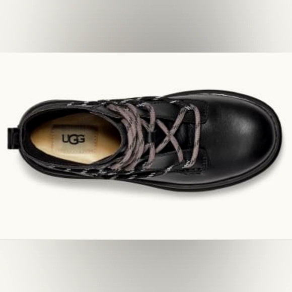 UGG Women's 9 Brisbane Lace-Up Boot Black - Picture 5 of 8
